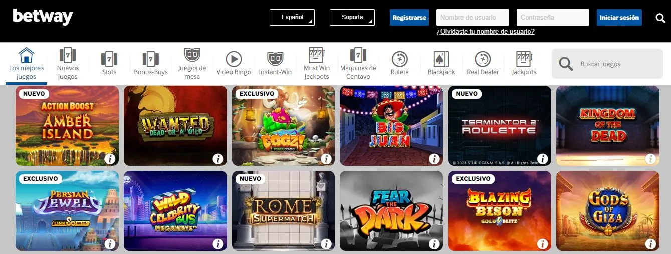 El casino online Batway Colombia Betway